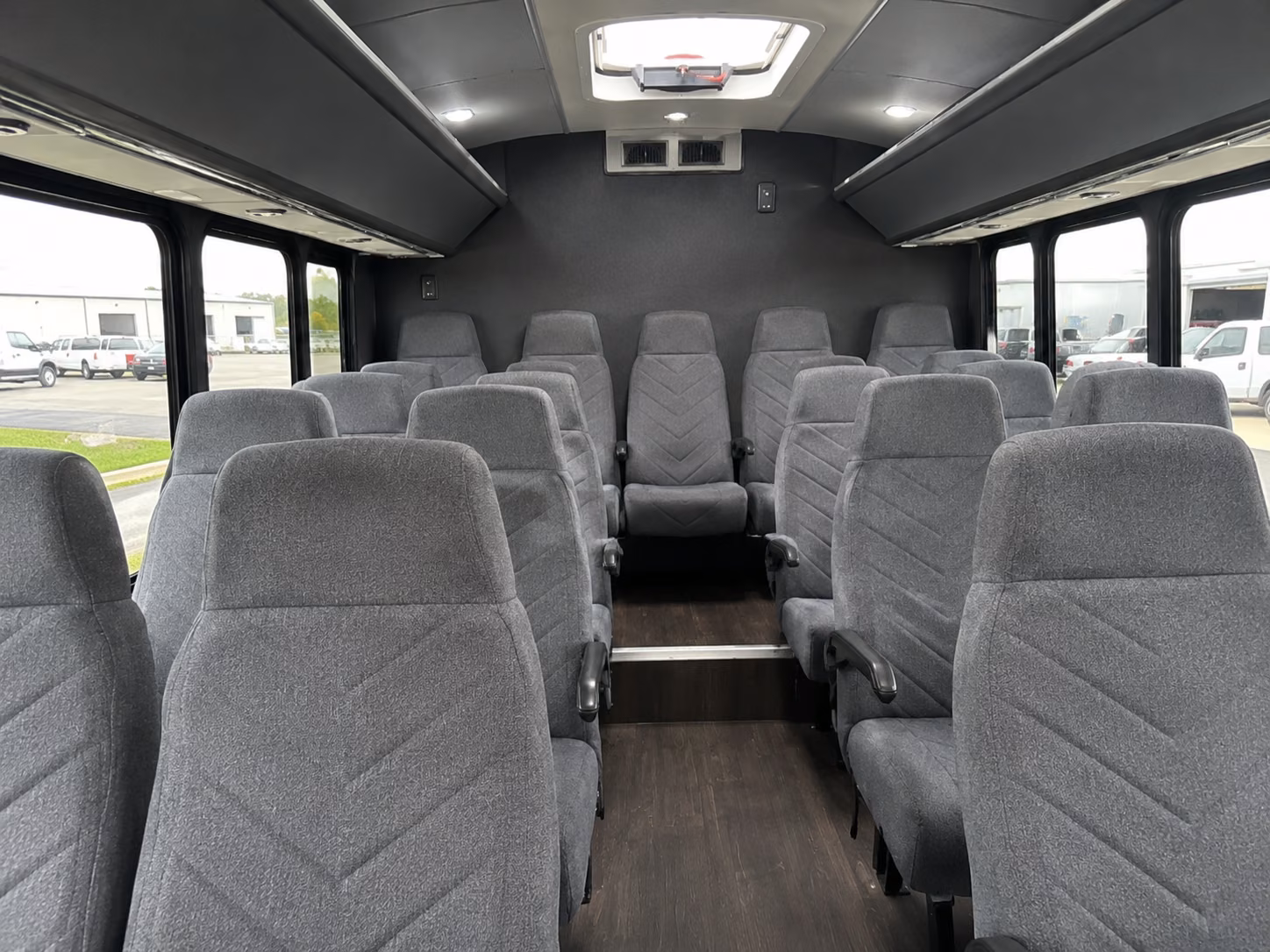 20 passenger minibus interior